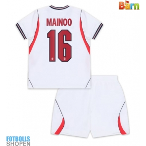 Billiga England Kobbie Mainoo #16 Hemmatröja Barn VM 2026 Kortärmad (+ Korta byxor)